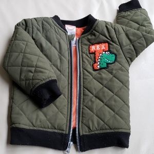 Wonder Nation T Rex puffer jacket